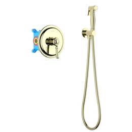 Набор для гигиенического душа Aquatek Классик AQ1519PG (со скрытой частью) золото фото 