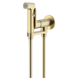 Набор для гигиенического душа Aquatek Альфа AQ1919BG (со скрытой частью) золото шлифованное фото 