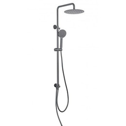 Душевая стойка Aquatek Вега AQ2046BGM, оружейная сталь фото 