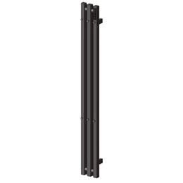 Полотенцесушитель электрический Wonzon & Woghand Kassel П3 130x1200 мм WW-AL73312-GM, тёмный графит, Цвет производителя: тёмный графит фото 
