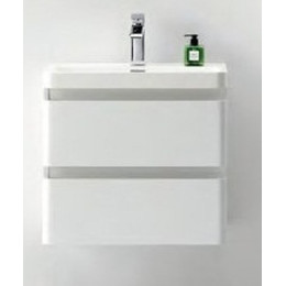 Тумба подвесная с раковиной BelBagno ENERGIA-N-600-2C-SO-BL 60 см, белый фото 