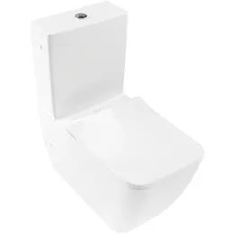 Унитаз-компакт безободковый Villeroy&Boch Venticello 4612R001 с быстросъемным сиденьем микролифт фото 