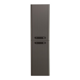 Пенал подвесной BelBagno 40 см DUE-1500-2A-SC-GM-P, оружейная сталь фото 
