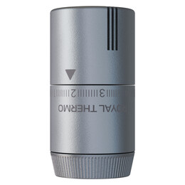 Термоголовка жидкостная Royal Thermo Design М30х1,5 RATHDN13015SS, серебристый фото 