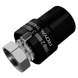 Термоголовка жидкостная Royal Thermo М30х1,5 RTO 08.03, чёрный фото 