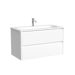 Тумба подвесная с раковиной Sancos Libra 90 см LB90W (раковина Grace CN7019) фото 