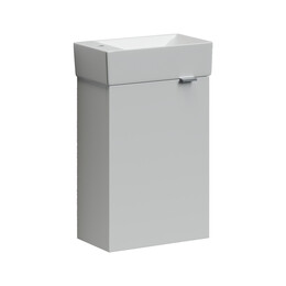 Тумба подвесная с раковиной Sancos Mini 37 см MN35WL (раковина Element CN5008) фото 