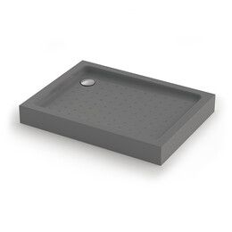Поддон акриловый Veconi Tezeo Acrylic 120x90 см TZ54GR-12090-C5, серый фото 