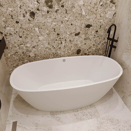 Ванна отдельностоящая Veconi Imperia 170x80 см IMP17080M, белый матовый фото 