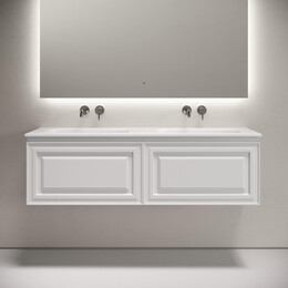 Тумба подвесная с раковиной-столешницей Sancos Very 140 см VR70W, Bianco (раковина Grace ​CN7022wx​) фото 