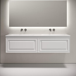 Тумба подвесная с раковиной-столешницей Sancos Very 160 см VR80W, Bianco (раковина Grace ​CN7023wx​) фото 