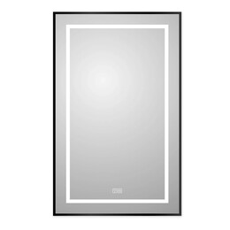 Зеркало BelBagno 50x80 см SPC-KRAFT-500-800-LED-TCH-WARM-NERO фото 