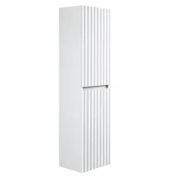Пенал подвесной Art&Max Elegant 40 см AM-ELEGANT-1500-2А-SO-BL-LED-P, белый глянец фото 