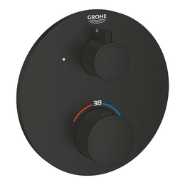 Смеситель для душа Grohe Grohtherm 1022122430, чёрный матовый фото 