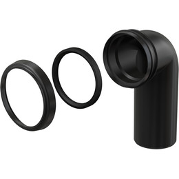 Колено стока AlcaPlast M908 90/90 фото 