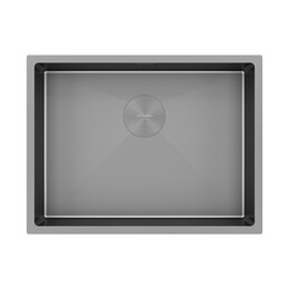 Кухонная мойка Paulmark Next 58 Uni 1,2 мм PM215844-MG, серый матовый фото 