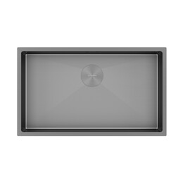 Кухонная мойка Paulmark Next 74 Uni 1,2 мм PM217444-MG, серый матовый фото 