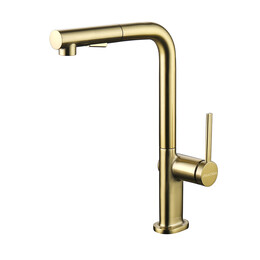 Смеситель для кухни Paulmark Neo Ne214419-BG, брашированное золото фото 