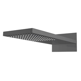 Верхний душ Boheme Fusion 230x550 мм 419-SGM, графит глянец фото 