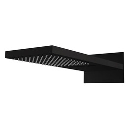 Верхний душ с каскадом Boheme Fusion 230x550 мм 419-2-B, чёрный фото 