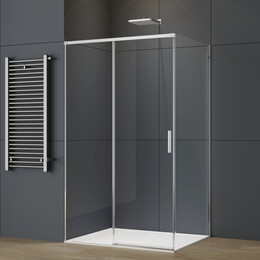 Душевое ограждение Vincea Софт 2 (Soft 2) 120x80 см VSR-3SO28012CL, хром/прозрачное фото 