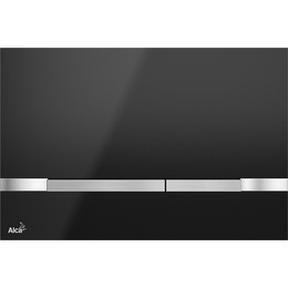 Кнопка смыва Alcaplast STRIPE BLACK фото 