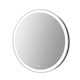 Зеркало Azario Юлия 80 см АZ-LED013125, чёрный матовый фото 