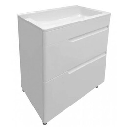 Тумба напольная с раковиной Эстет Kare Luxe 70 см (2 ящика) ФР-00007071 фото 