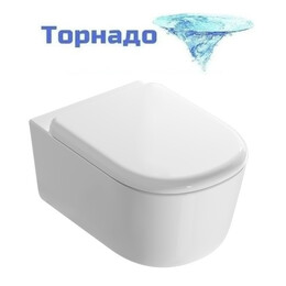 Унитаз подвесной безободковый Globo Lalita LTS02BI (система смыва Торнадо) фото 