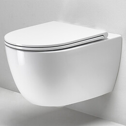 Унитаз подвесной безободковый Simas Trevi TRV18bi фото 