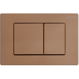 Кнопка смыва Cezares Molveno CZR-410C-BR (кнопка металлическая) цвет брашированное розовое золото фото 