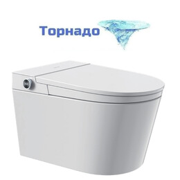 Унитаз-биде подвесной безободковый электронный ​Jomoo Smart P30 RUD5450-S0-IDO (Система смыва Торнадо) фото 