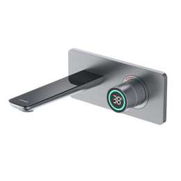 Смеситель для раковины настенный электронный Jomoo 32700-755HAS-Z (со скрытой частью) gunmetal фото 