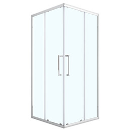Душевое ограждение Loranto Sunway 100x100 см CS-AB01C-100, хром/прозрачное фото 