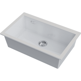 Кухонная мойка Omoikiri Omishima 76-U wh-glossy 4997516, белый глянцевый фото 