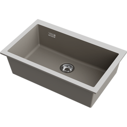 Кухонная мойка Omoikiri Omishima 76-U dg 4997571, dust grey фото 