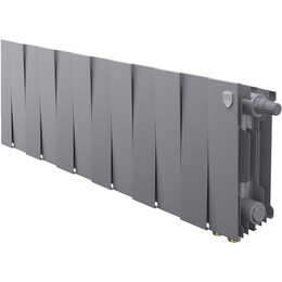 Радиатор Royal Thermo PianoForte 200 VR80 960x280 мм (12 секций) серый фото 