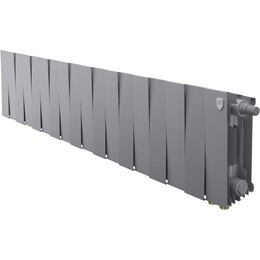 Радиатор Royal Thermo PianoForte 200 VR80 1440x280 мм (18 секций) серый фото 