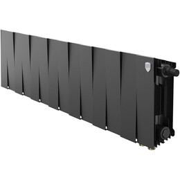 Радиатор Royal Thermo PianoForte 200 VR80 1120x280 мм (14 секций) чёрный фото 