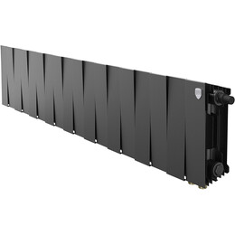 Радиатор Royal Thermo PianoForte 200 VR80 1440x280 мм (18 секций) чёрный фото 