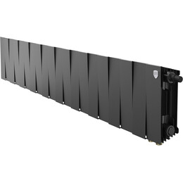 Радиатор Royal Thermo PianoForte 200 VR80 1600x280 мм (20 секций) чёрный фото 