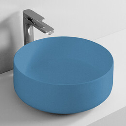Раковина-чаша ArtCeram Cognac 42 см COL001 38 34, blue avio фото 