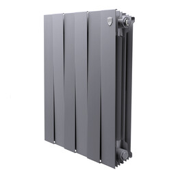Радиатор Royal Thermo PianoForte 500 Silver Satin 490x590 мм (6 секций) фото 