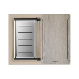 Кухонная мойка Paulmark LUMI-MULTI SINK 55 UNI LU-MULTI 55-LA, латте фото 