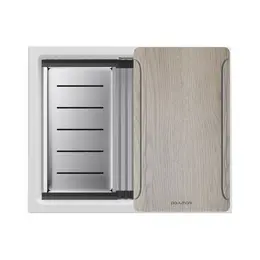 Кухонная мойка Paulmark LUMI-MULTI SINK 55 UNI LU-MULTI 55-WH, белый фото 