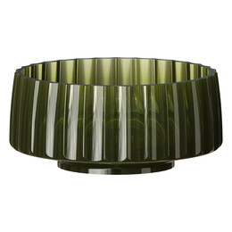 Раковина-чаша Boheme Glow 40 см 810-RIB-G-OL, transparent olive фото 