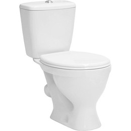 Унитаз напольный Sanita Формат эконом FRTSACC01090113 с крышкой полипропилен фото 