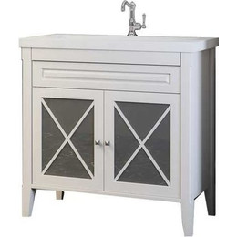 Тумба напольная с раковиной Opadiris Палермо 90 см, белый фото 