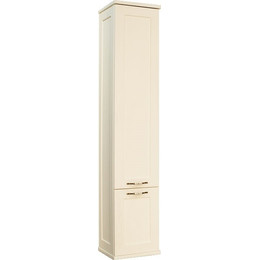 Пенал подвесной Акватон Леон 31 см с корзиной 1A186503LBPR0, дуб бежевый фото 