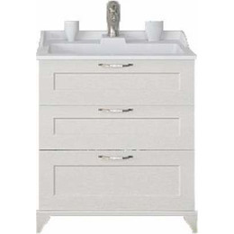 Тумба напольная с раковиной Акватон Леон 65Н 1A1946K0LBPS0, дуб белый фото 